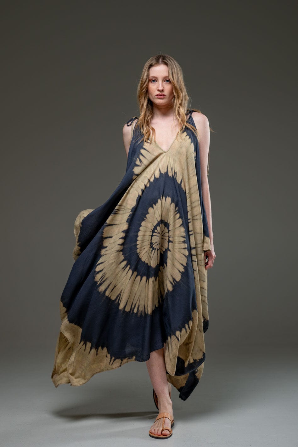 Spiral Design Tie Dye Dress| Are You A Boho Lover? – awatara