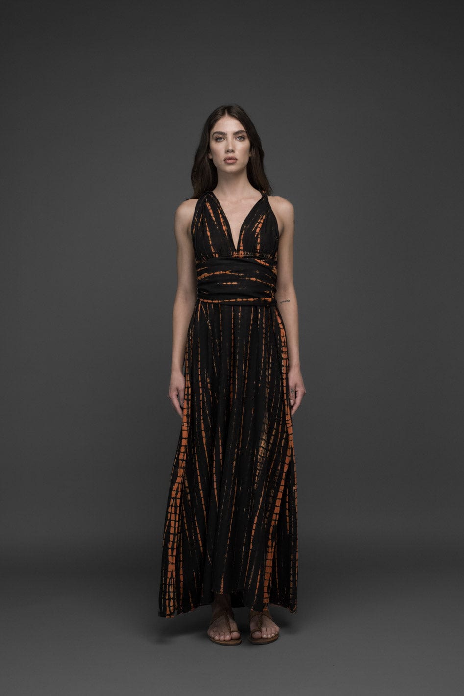 Infinity Tie Dye Long Dress | Boho Chic Elegant Collection  awatara