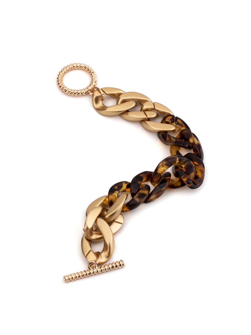 Chunky Chain Thick Resin Bracelet