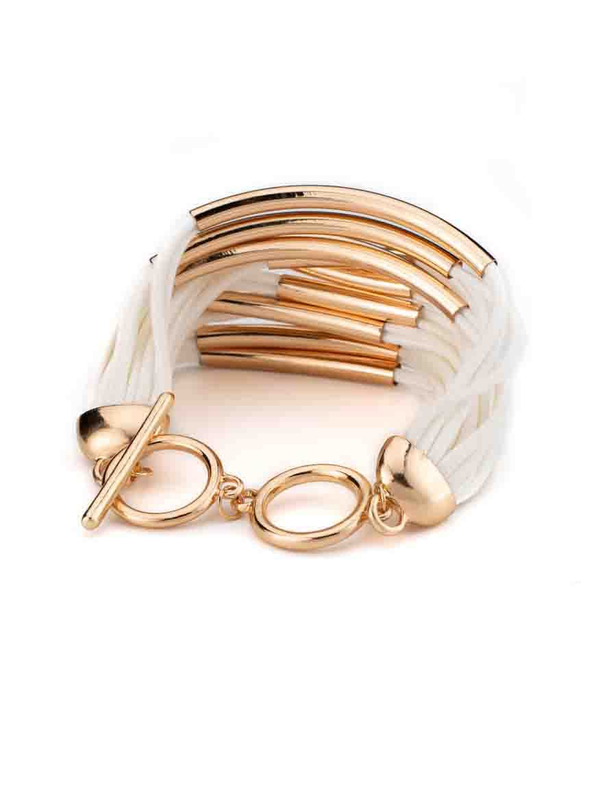 Elegant chic Multilayer Faux Leather Bracelet