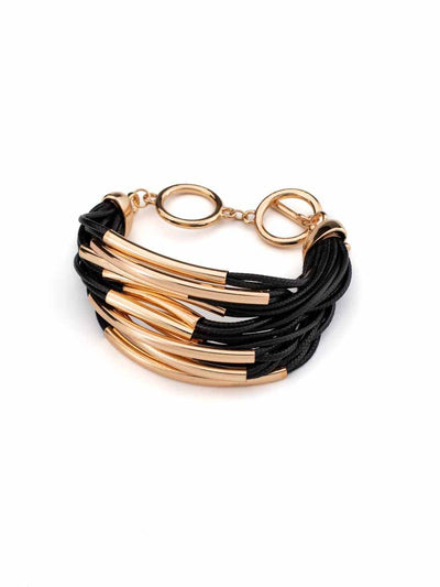 Elegant chic Multilayer Faux Leather Bracelet