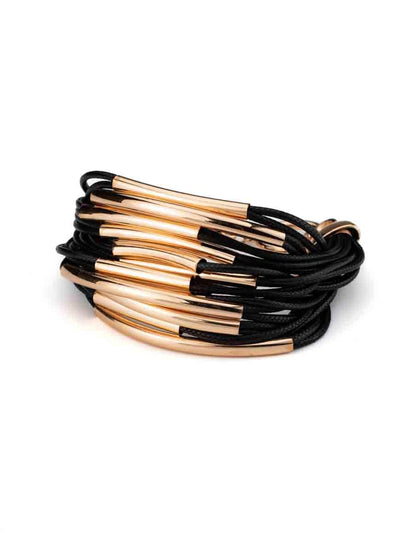 Elegant chic Multilayer Faux Leather Bracelet