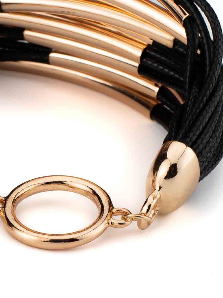 Elegant chic Multilayer Faux Leather Bracelet