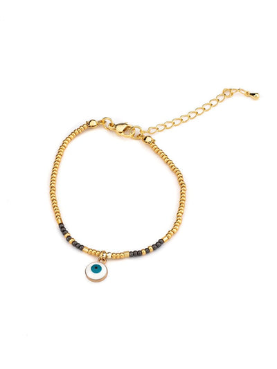 Charm Glass Beads Evil Eye Bracelet