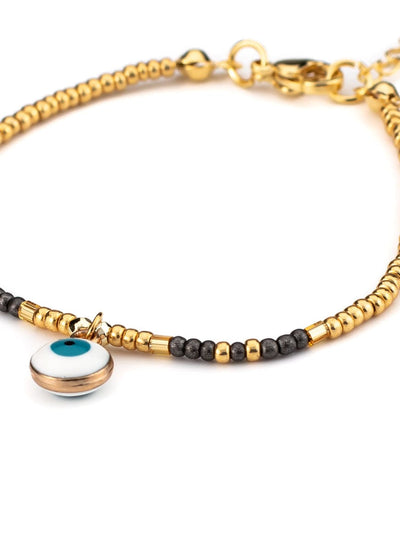 Charm Glass Beads Evil Eye Bracelet