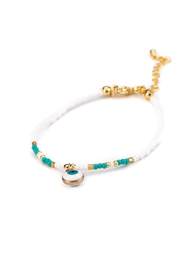 Charm Glass Beads Evil Eye Bracelet