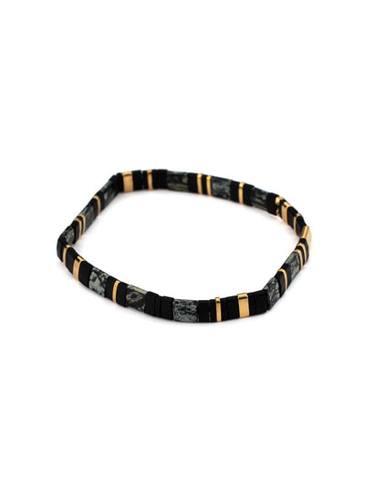 Tila Miyuki Seed Glass Beads Elastic Stretched Bracelet