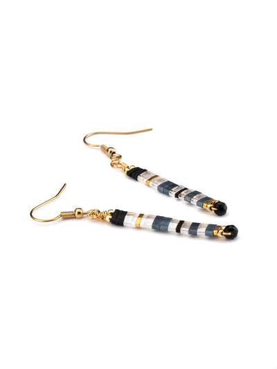 Tila Miyuki Seed Glass Beads Elegant Earrings