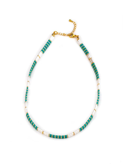 Miyuki Tila  Glass Beads Sort Necklace