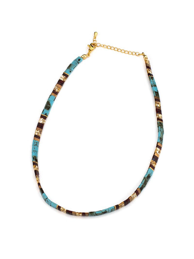 Miyuki Tila  Glass Beads Sort Necklace