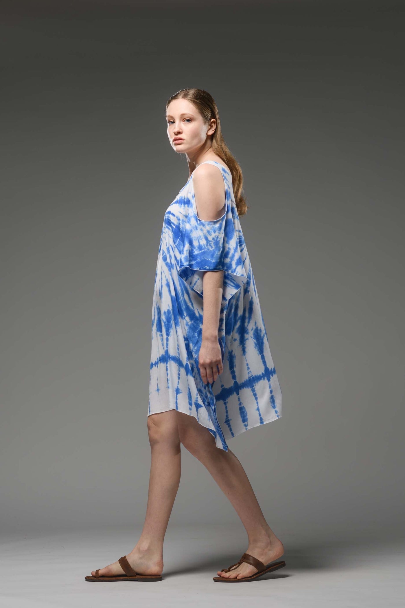 Tie Dye Short Kaftan