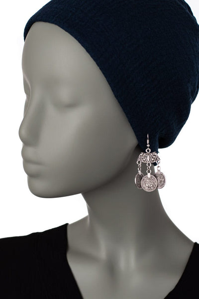 Bohemian coin earrings