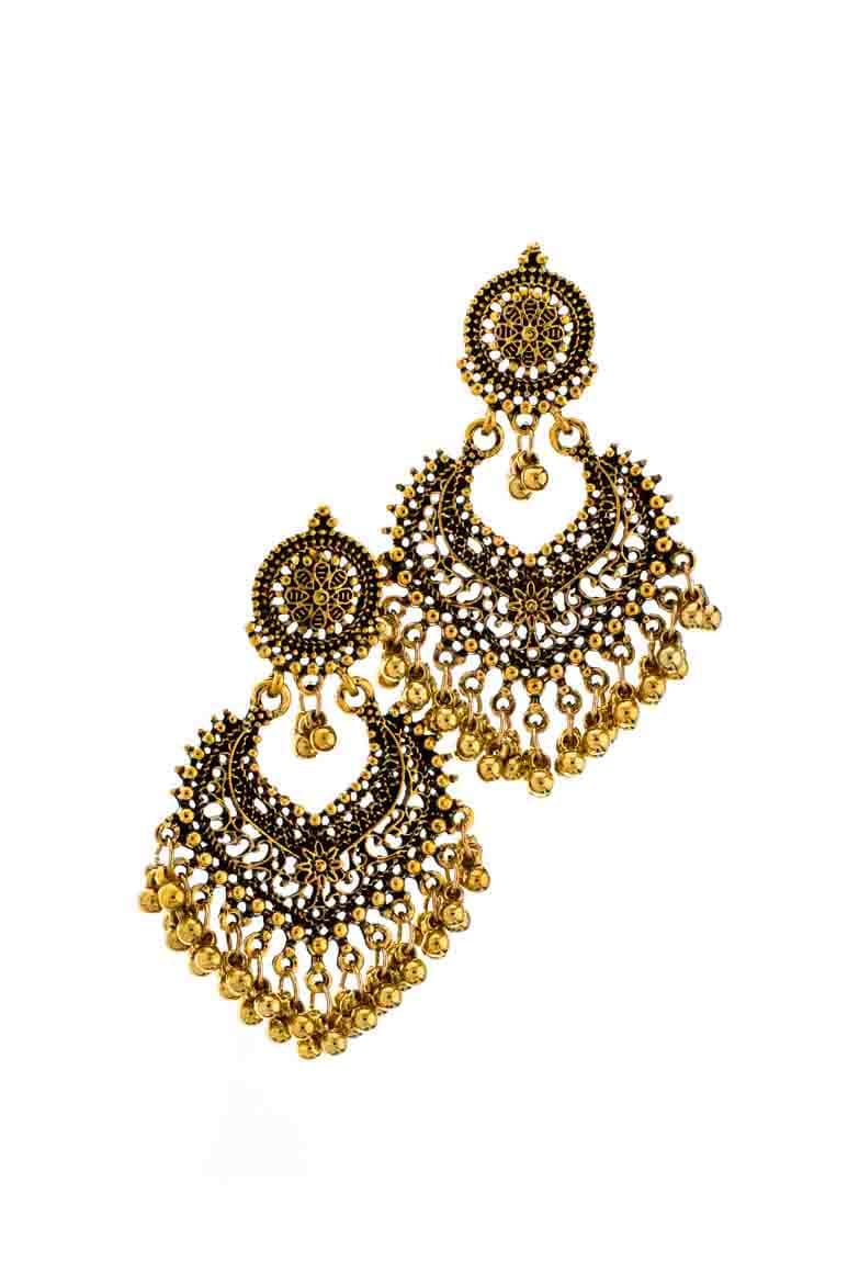 Bohemian Afghan style earrings AWATARA