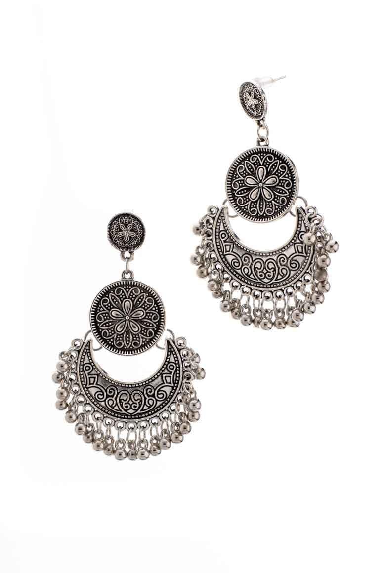 Bohemian Antique style Carved Earrings