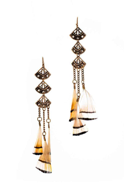 Feather Funky Earrings