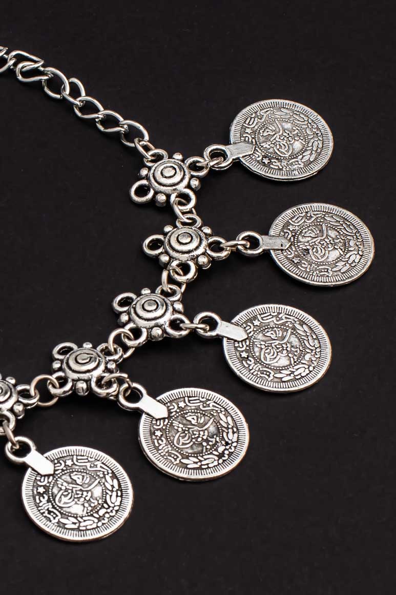 Boho chic coin bracelet - awatara