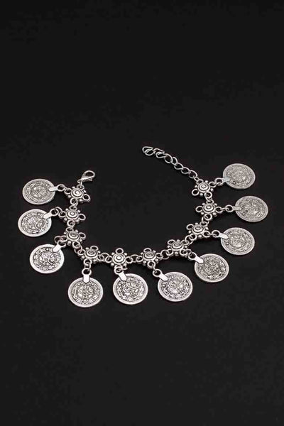 Boho chic coin bracelet - awatara