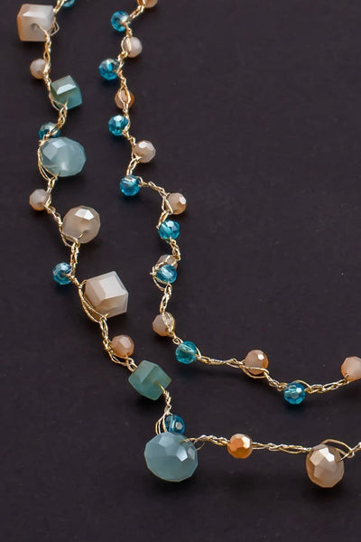Elegant Handmade Crystal Necklace - awatara