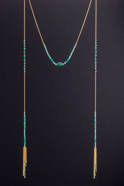 Elegant Handmade Lariat Necklace - awatara