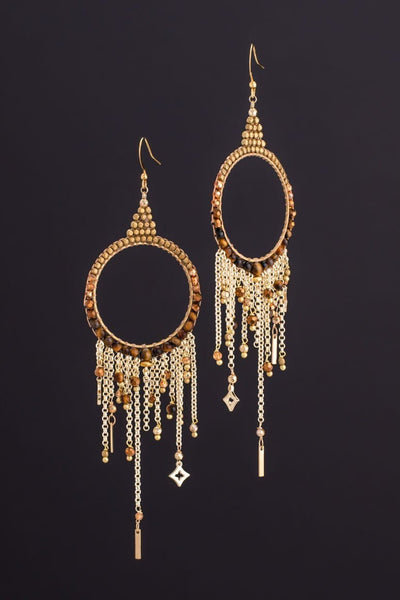 Elegant resort wear earrings - awatara