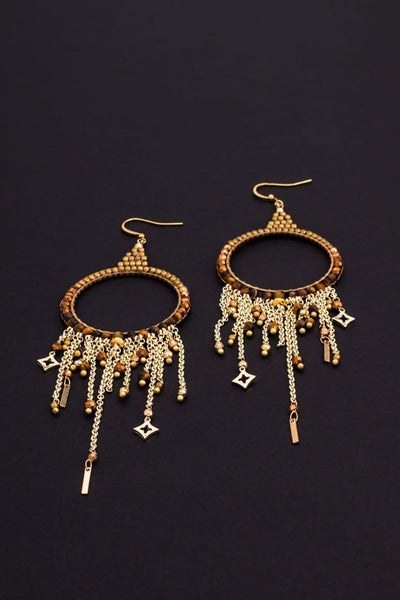 Elegant resort wear earrings - awatara