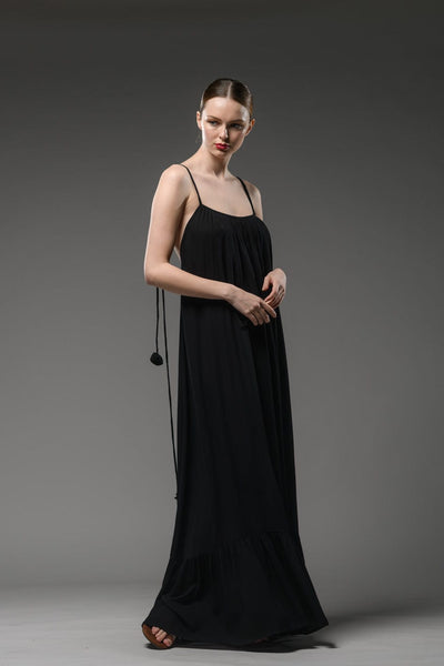 Sexy Elegant Black Backless Dress