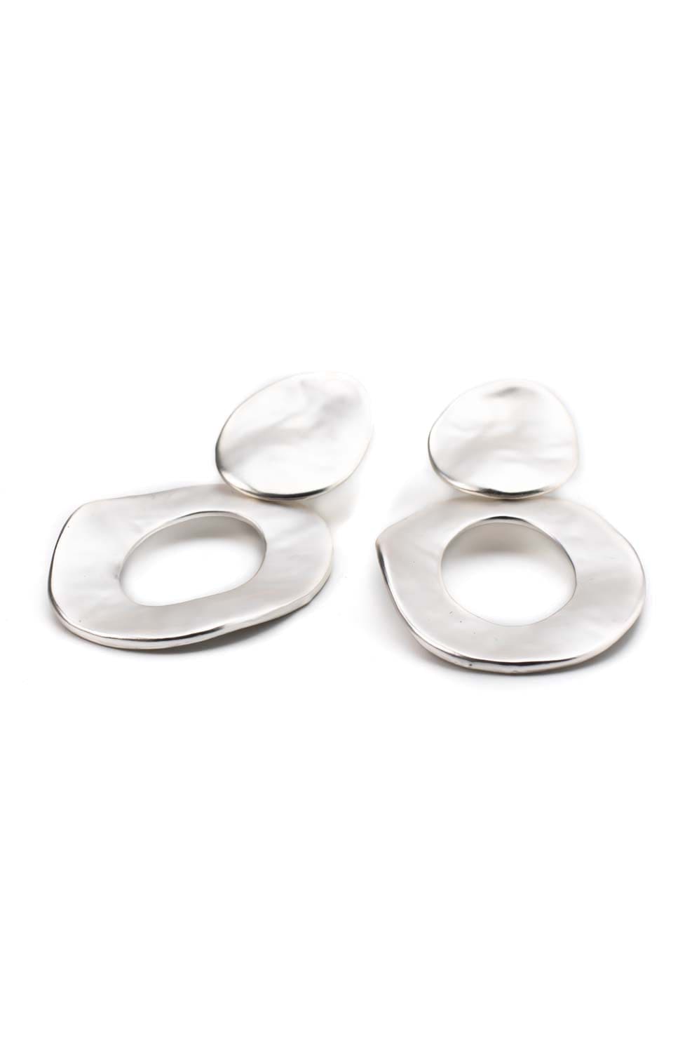 Minimal Chic Geometric Earrings silver