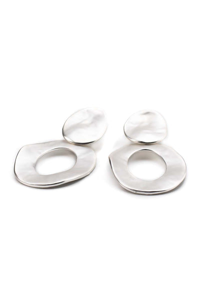 Minimal Chic Geometric Earrings silver
