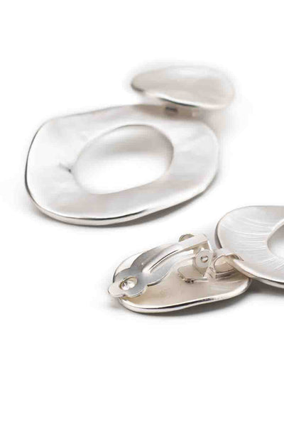 Minimal Chic Geometric Earrings silver