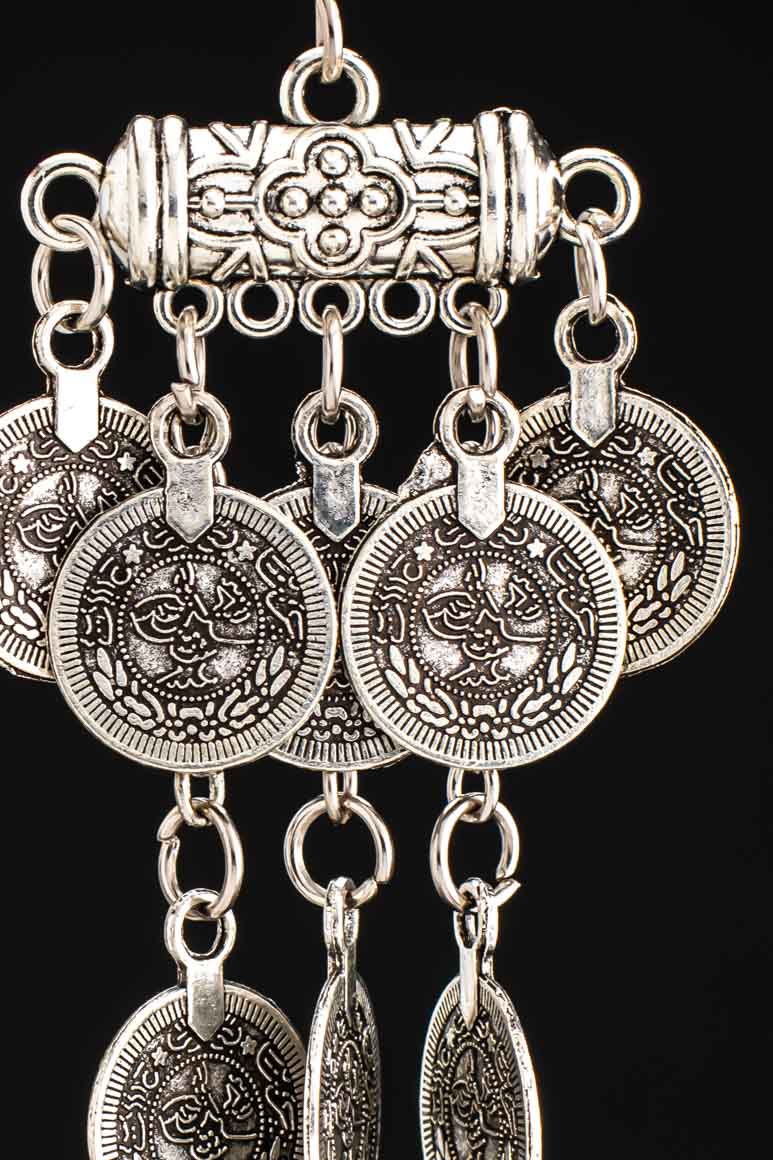 Ethnic coin earrings - awatara