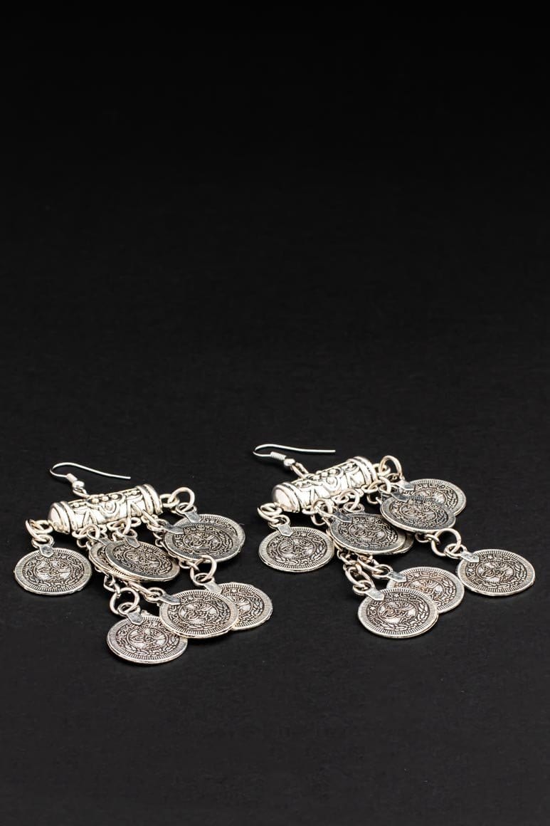 Ethnic coin earrings - awatara