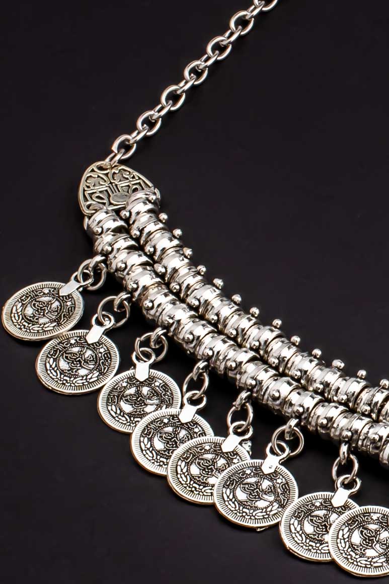 Ethnic coin necklace - awatara