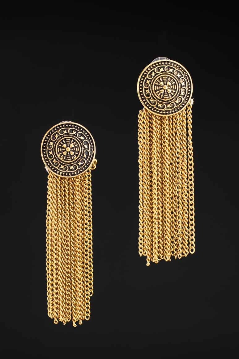 Ethnic style retro earrings - awatara