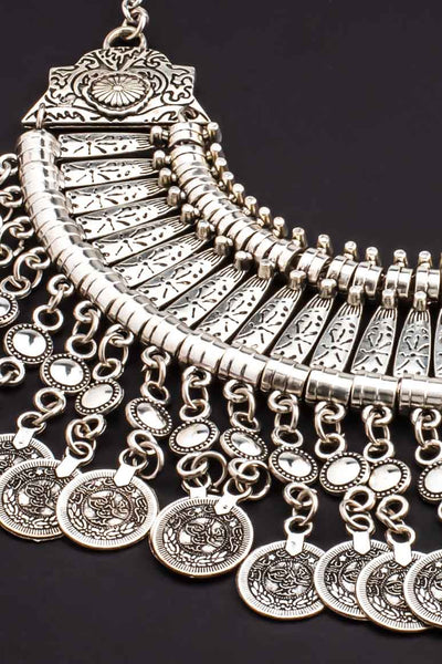 Gypsy fashion coin jocker necklace - awatara