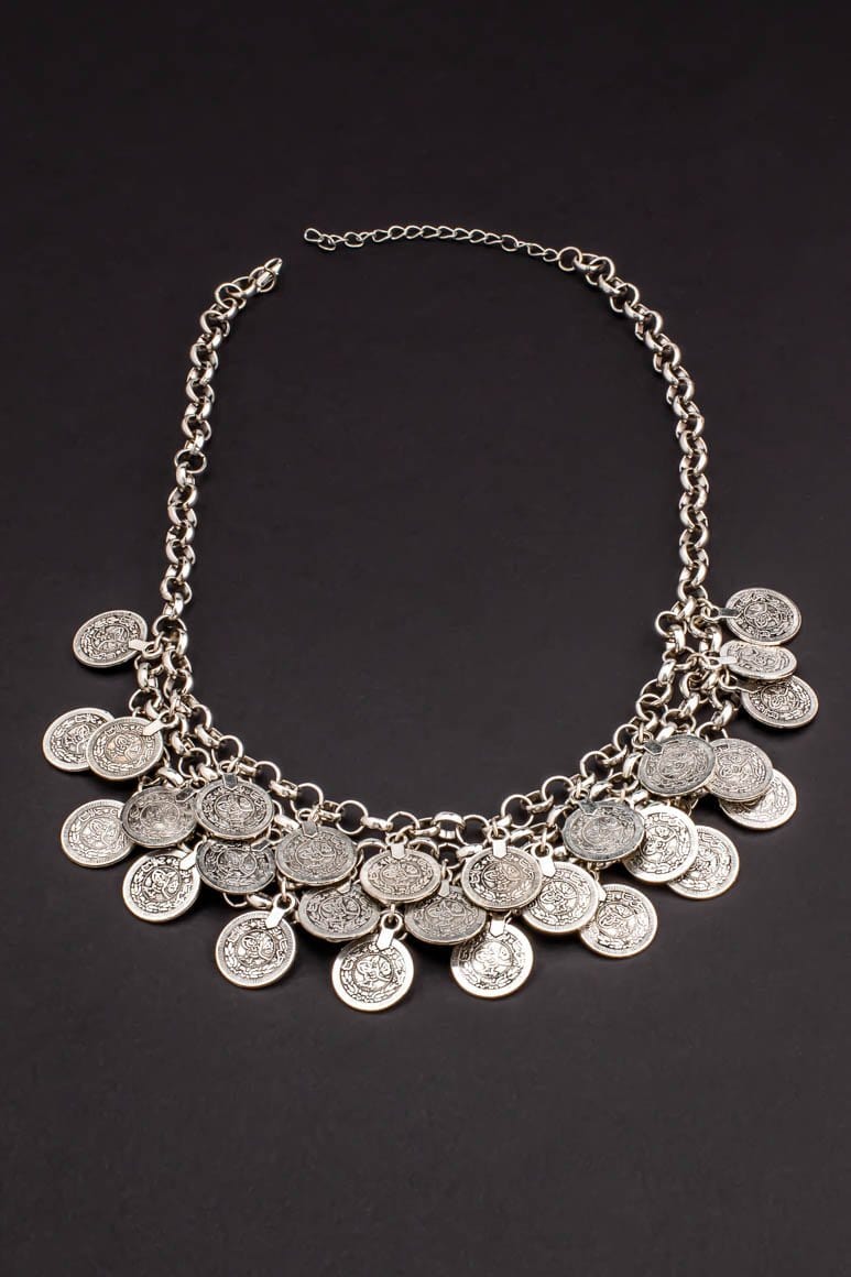 Gypsy fashion coin necklace - awatara