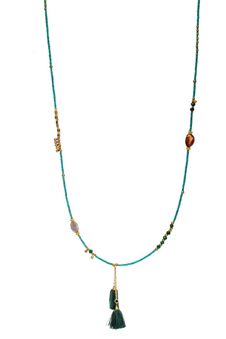 Hippie Elegant necklace bracelet Turquoise - awatara