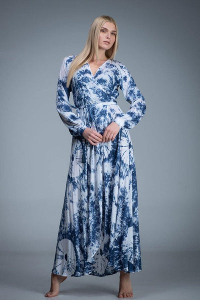 SHOLEIL MAXI WRAP DRESS - awatara